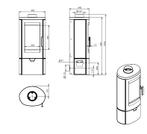 Houtkachel Nordflam Palermo, Nieuw