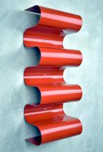 Oliver Franneck - Plank - Aluminium - Rood, Antiek en Kunst