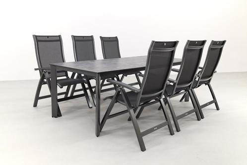 Kettler Edge/Altura 220 cm. tuinset - 7-delig verstelbaar, Tuin en Terras, Tuinsets en Loungesets, Tuinset, Nieuw, Overige materialen