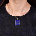 Geen minimumprijs - Unieke Lapis Lazuli hanger met ketting -