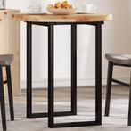 vidaXL Tafelblad rond Ø 70x4 cm massief acaciahout, Huis en Inrichting, Tafels | Eettafels, Verzenden, Nieuw