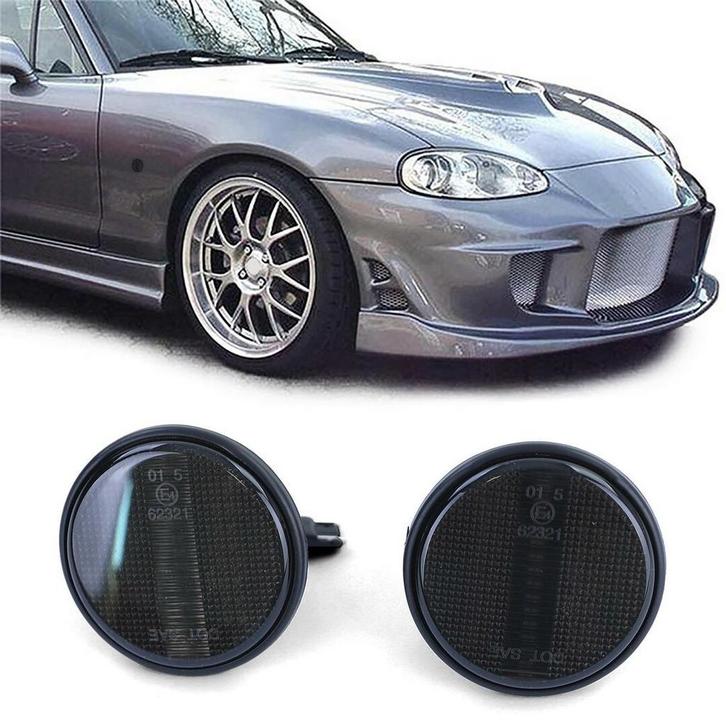 LED Zijknipperlichten Smoke Mazda MX-5 NA, NB & NB FL PA020, Auto-onderdelen, Verlichting, Nieuw, Herkomst onderdeel bekend, Mazda