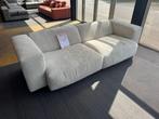 3 zits bank luxe stof rib beige nieuw model super prijs, Ophalen, 250 tot 300 cm, 100 tot 125 cm, Rechte bank