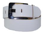 100% Leren kwaliteits riem 5 cm breed Wit, Kleding | Heren, Riemen en Ceinturen, Verzenden, Nieuw