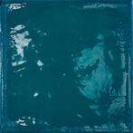 Vloertegel/Wandtegel Equipe Rain Blauw Glans 22,3x22,3, Keramiek, Nieuw, Ophalen of Verzenden, 20 tot 40 cm