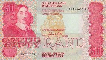 1990 South Africa P 122b 50 Rand Nd Unc