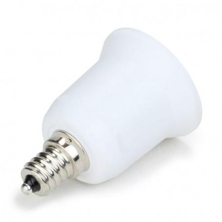E12 naar E27 Fitting Omvormer 1 Stuk (Lamp Fittings), Huis en Inrichting, Lampen | Overige, Nieuw, Verzenden
