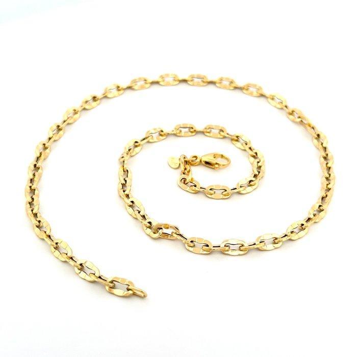 Handmade - Halsketting - Chicco di caffè - 4.6 g - 18 karaat, Sieraden, Tassen en Uiterlijk, Kettingen