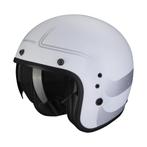 Scorpion Belfast Evo Soul Mat Wit Zilver Jet Helm, Nieuw met kaartje, Overige merken, Heren, Verzenden