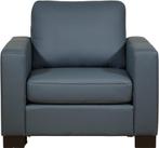 Leren fauteuil - Echt leer, Modern, Comfortabel en kies uit, Eenpersoons, Nieuw, Ophalen of Verzenden, Rechte bank