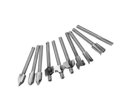 Set mini freesjes 3.175 mm (10 stuks), Doe-het-zelf en Verbouw, Gereedschap | Handgereedschap, Nieuw, Ophalen of Verzenden