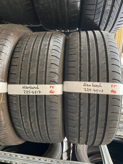 225-45-17 Hankook Zomerbanden 5.5mm Incl Montage 225 45 17, Auto-onderdelen, Banden en Velgen, 17 inch, Zomerbanden, 225 mm, Personenwagen