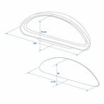 ProPlus Dodehoekspiegel - Breedhoek zicht - Eenvoudige in..., Auto diversen, Ophalen of Verzenden, Nieuw