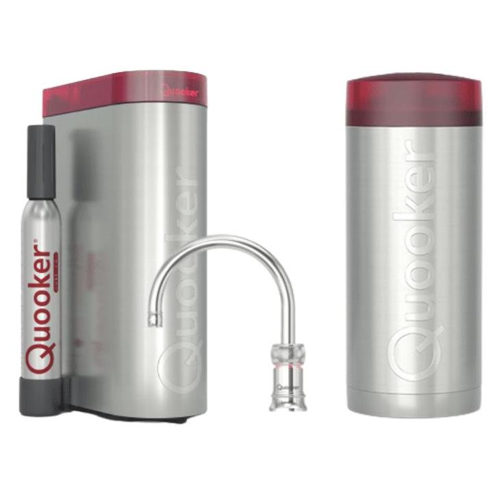 €2156 QUOOKER COMBI+ CLASSIC NORDIC ROUND CHROOM + CUBE - 2, Huis en Inrichting, Keuken | Keukenbenodigdheden, Ophalen of Verzenden