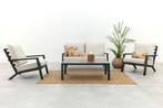 VDG Boston stoel-bank loungeset - 4-delig, Tuin en Terras, Verzenden, Nieuw, Overige materialen, Loungeset