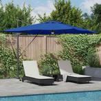 vidaXL Roma Parasol Blauw 286 x 284 x 270 cm Aluminium en, Verzenden, Nieuw, 2 tot 3 meter