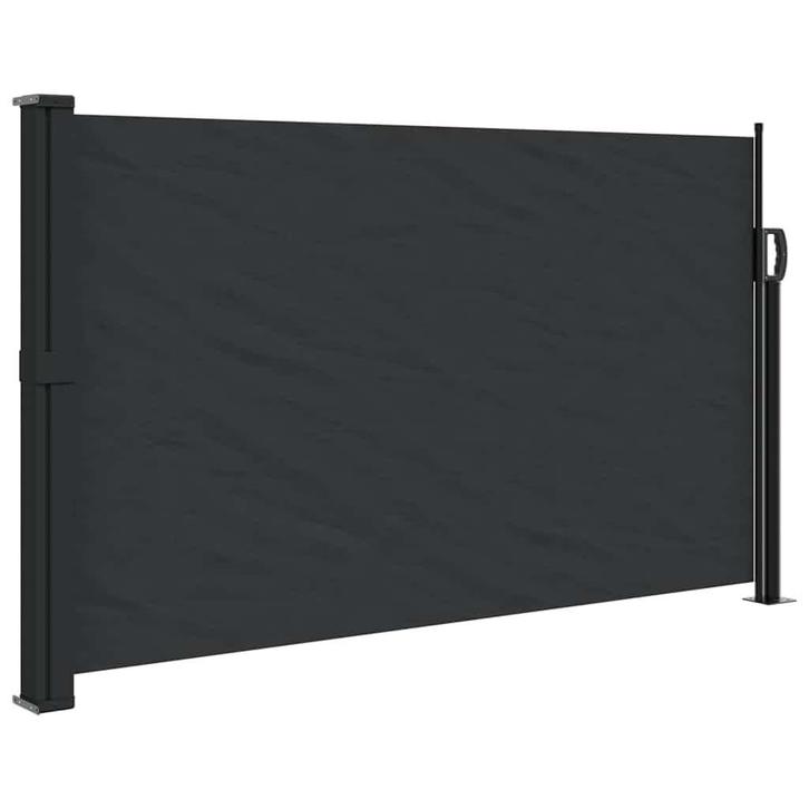 Uittrekbaar Windscherm 120x500cm Zwart | Gebruikt | 55% K..., Caravans en Kamperen, Windschermen, Uittrekbaar, Nieuw, Ophalen of Verzenden