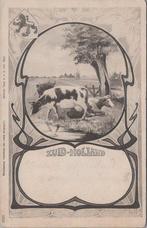 ZUID-HOLLAND - Fantasie Koeien in Weidelandschap, Verzamelen, Ansichtkaarten | Nederland, Gelopen, Verzenden