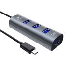 LUXWALLET UltraSync - HUB - USB 3.0 - Type C -  4 aansluitin, Nieuw, Verzenden