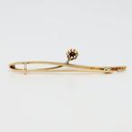 Broche - 14 karaat Geel goud Diamant (Natuurlijk)