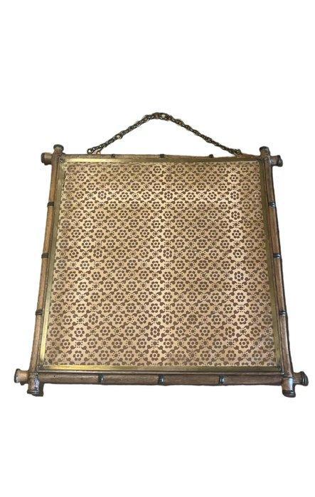 Art Deco Drieluik - Bamboe, 70 cm - 1900-1910 - Spiegel,, Antiek en Kunst, Kunst | Designobjecten