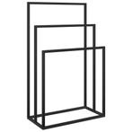Handdoekenrek IJzer Zwart - Badkamer | Retourdeal | 40%, Minder dan 50 cm, Overige typen, Nieuw, Ophalen of Verzenden