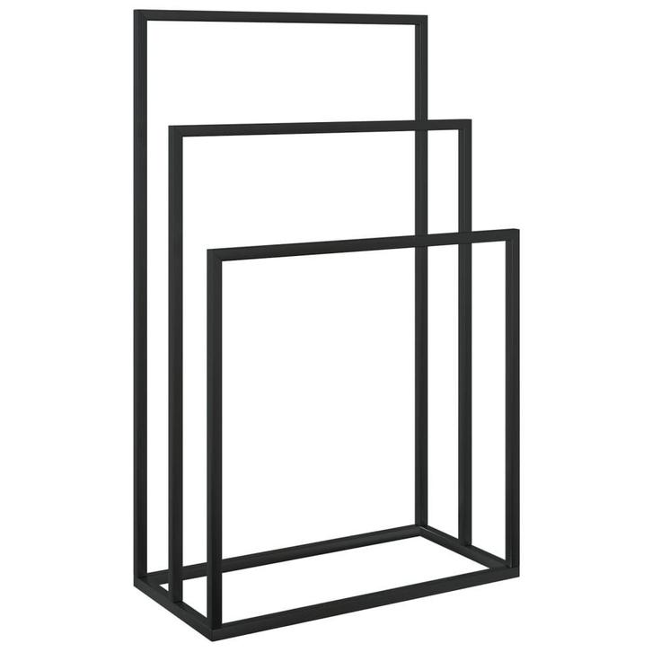 Handdoekenrek IJzer Zwart - Badkamer | Retourdeal | 40%, Huis en Inrichting, Badkamer | Badkamermeubels, Minder dan 25 cm, Nieuw