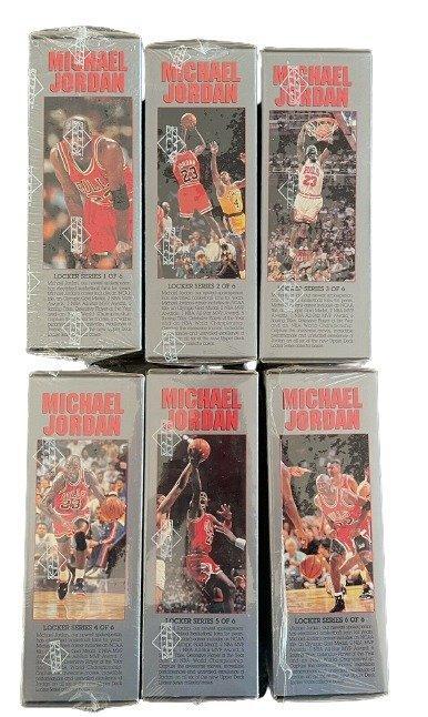1991 Upper Deck Michael Jordan Locker Series - Lot of 6, Verzamelen, Stickers