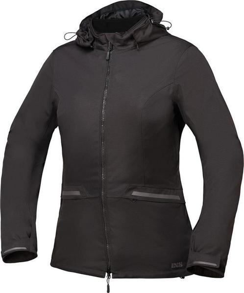 IXS Elora-ST-Plus Dames Zwart Textiele Motorjas, Motoren, Kleding | Motorkleding, Dames, Nieuw met kaartje, Jas | textiel, Verzenden