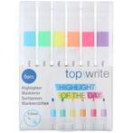 Top Write Markeerstiften - Geschuinde Punt - Waterbasis -..., Diversen, Schrijfwaren, Ophalen of Verzenden, Nieuw