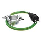 FORTEX halfcoupler 48-50mm 200 cm aardekabel 6mm² naar, Verzenden, Nieuw