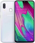 Samsung Galaxy A40 Dual SIM 64GB wit, Telecommunicatie, Mobiele telefoons | Samsung, Verzenden, Wit, 3 tot 6 megapixel, Zo goed als nieuw
