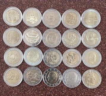 Europa. 2 Euro 1999/2024 (20 monedas)  (Zonder Minimumprijs) beschikbaar voor biedingen