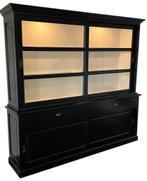Buffetkast zwart Ermelo 240cm led verlichting spots, Ophalen of Verzenden, Nieuw