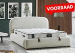 Nieuw! Stijlvolle en Praktische Opberg boxspring Felix, Crème, Verzenden, 180 cm, 200 cm