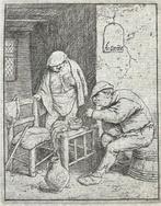 Adriaen Van Ostade (1610-1685) - The Smoker and the Drinker