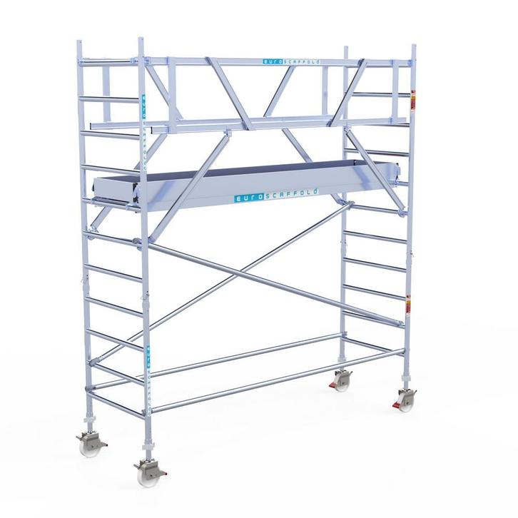 Rolsteiger Original 90x305 4,2m werkhoogte vrijstaand, Doe-het-zelf en Verbouw, Steigers, Rolsteiger of Kamersteiger, Nieuw, 2 tot 5 meter