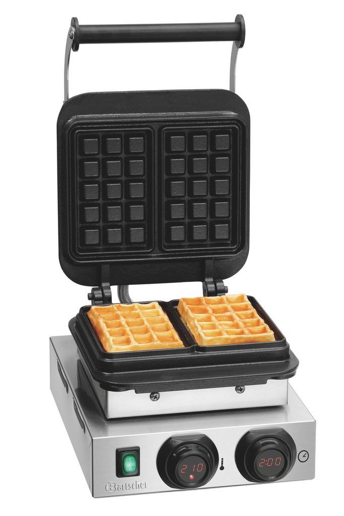 Bartscher Wafelijzer MDI 1BW160-101, Zakelijke goederen, Horeca | Keukenapparatuur, Nieuw in verpakking, Ophalen of Verzenden