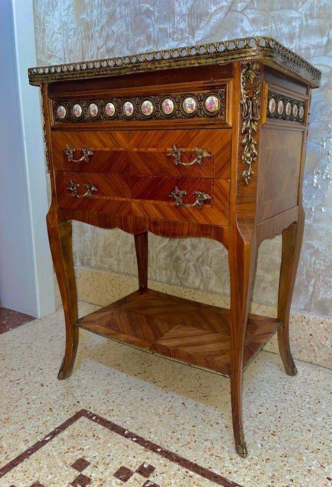Kabinet - Porseleinen plaquettes in de stijl van Fragonard, Antiek en Kunst, Curiosa en Brocante