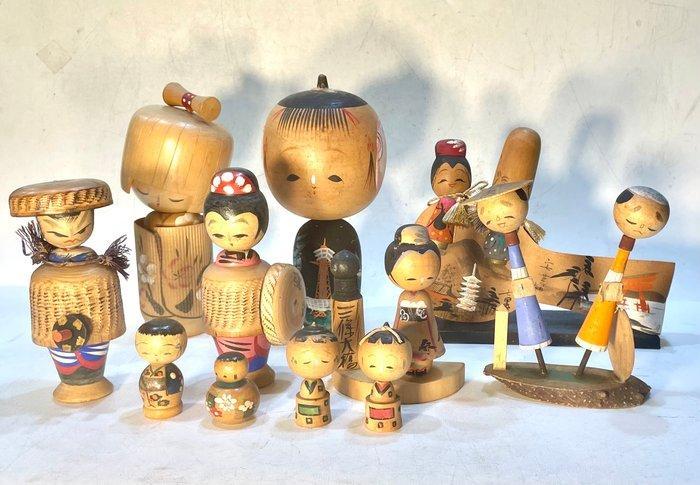 Vintage houten cakevorm - Hout - Japan - 20e eeuw, Antiek en Kunst, Antiek | Overige Antiek