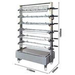 GGM Gastro | Rijdbare spieswagen voor 12x spiesen | FSM12 |, Verzenden, Nieuw, GGM Gastro