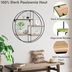 2dekans | Happy Goods - Wandrek - Industrieel - Rond 42cm -, Huis en Inrichting, Kasten | Wandmeubels, Ophalen of Verzenden, Zo goed als nieuw