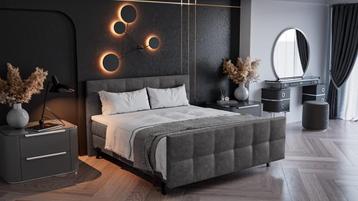Boxspringset NARVIK set incl hoofd en voetbord beschikbaar voor biedingen