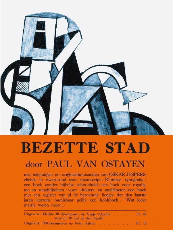 Bezette Stad | 9789024437399 | Van Ostaijen, Paul, Boeken, Kunst en Cultuur | Beeldend, Nieuw, Ophalen of Verzenden