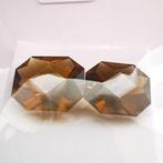 Zonder Minimumprijs - 2 pcs Citrien - 27.36 ct - Instituto, Sieraden, Tassen en Uiterlijk, Edelstenen, Nieuw