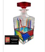 Bottiglia - da Whisky - Fles - handgedecoreerd glas, Antiek en Kunst