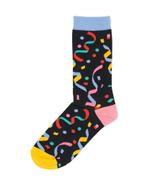 HEMA Sokken met katoen lets party zwart, Kleding | Dames, Leggings, Maillots en Panty's, Verzenden, Nieuw, Zwart