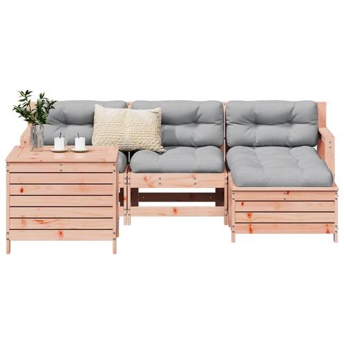 vidaXL 5-delige Loungeset massief douglas vurenhout, Tuin en Terras, Tuinsets en Loungesets, Loungeset, Nieuw, Verzenden