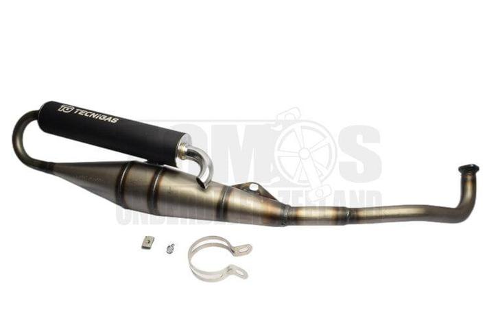 Tomos Uitlaat 28mm Tecnigas Next R blank terugloop A3 / A..., Fietsen en Brommers, Brommeronderdelen | Algemeen, Nieuw, Ophalen of Verzenden