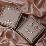 4-delige mode sieraden set voor dames - strass, Verzenden, Nieuw
